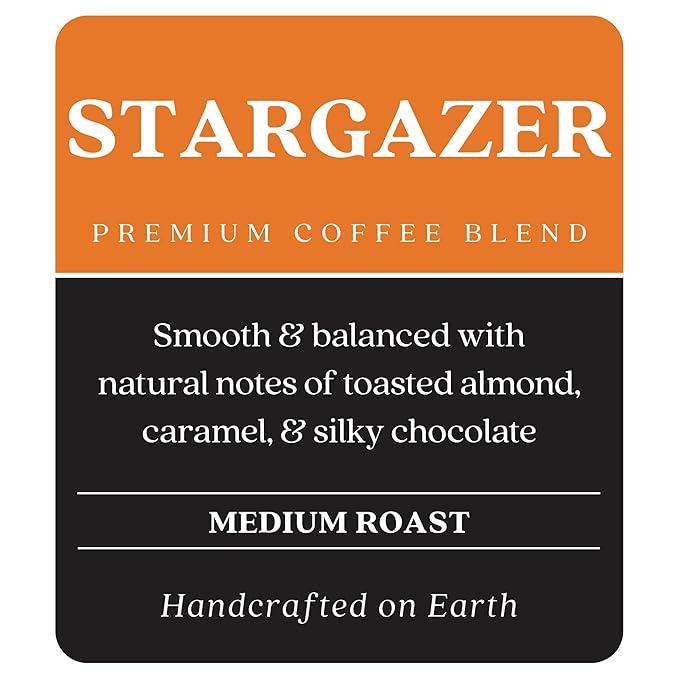 Copper Moon Ground Coffee, Stargazer Blend, Medium Roast, 3 Bags (12 oz. Each)
