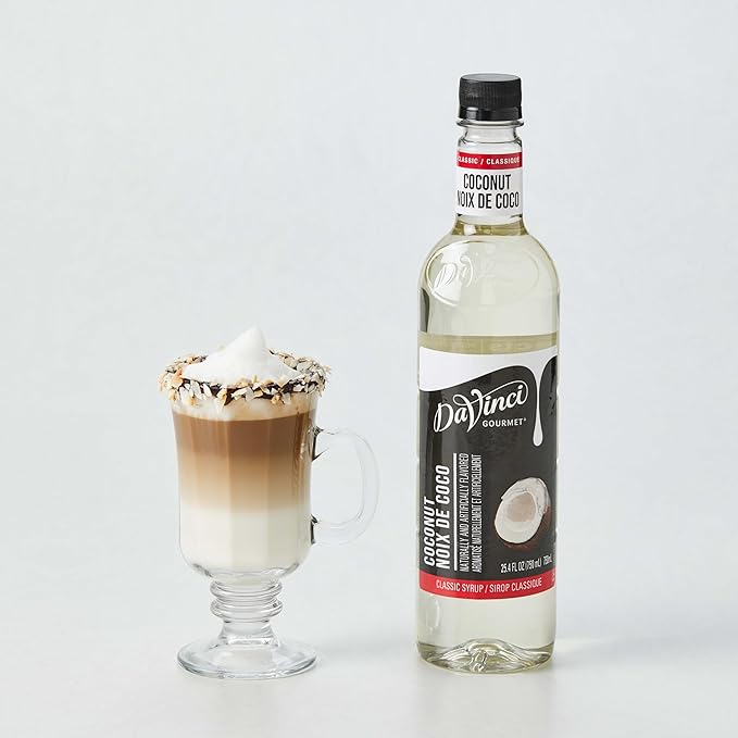 DaVinci Gourmet Classic Coconut Syrup, 25.4 Fluid Ounces (Pack of 1)