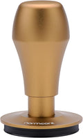 Normcore 53.3mm Coffee Tamper V4, Spring Loaded Tamper With Stainless Steel Flat Base, Bronze Handle with Titanium PVD Flat Base, Compatible with 54mm Breville Espresso Portafilter