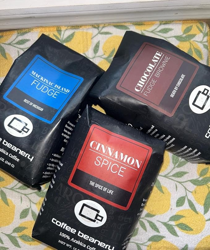 Cinnamon Spice Flavored Coffee, Specialty Arabica Coffee, Medium Roast, 12 ounce, Automatic Drip (Ground)