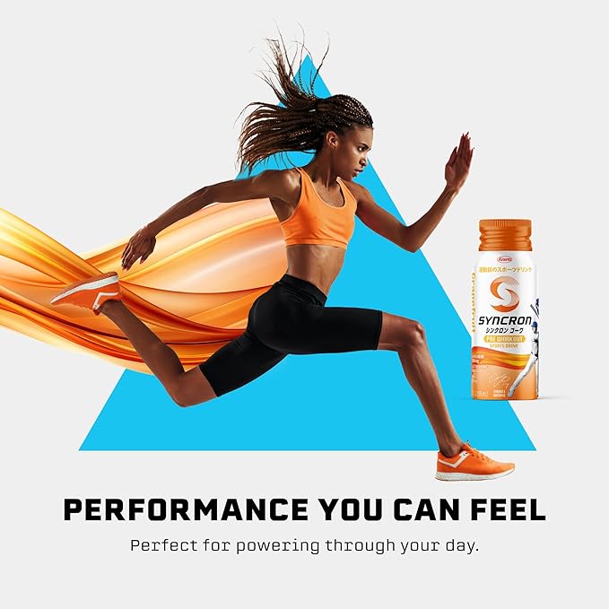 Syncron Pre Workout Sports Drink Endorsed by Shohei Ohtani, Aluminum Bottled, Sugar Free Pre Workout with L Arginine, L Citrulline & BCAAs, Pre Workout Energy Shot, Watermelon Kiwi, 6 Pack, 2 oz