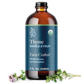 Bluestem Botanicals Organic Thyme Simple Syrup, 8 oz, Cocktail and Mocktail Mixer for Drinks, Non-Alcoholic