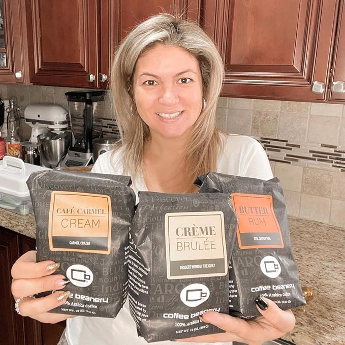 Creme Brulee Flavored Coffee SWP Decaf, Specialty Arabica Coffee, Medium Roast, 12 ounce, Automatic Drip (Ground)