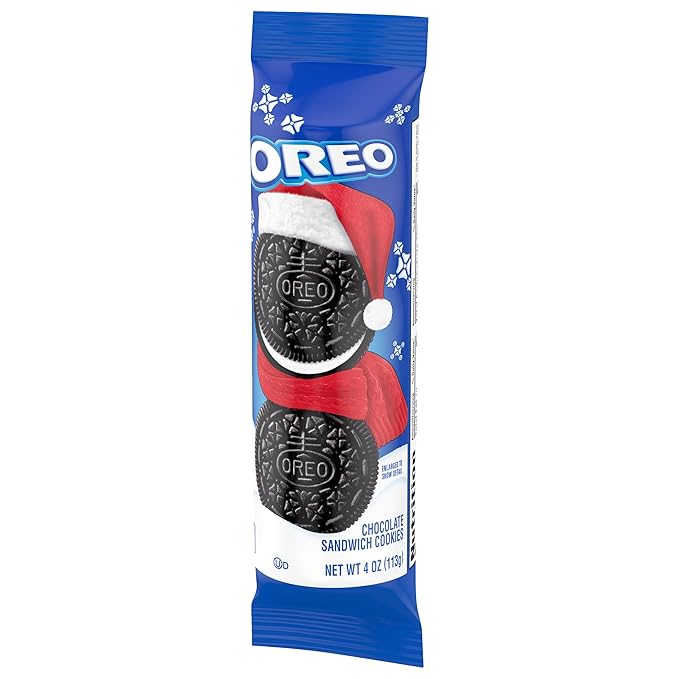 OREO Chocolate Sandwich Cookies, Holiday Cookies, 4 oz Stocking Stuffer Pack