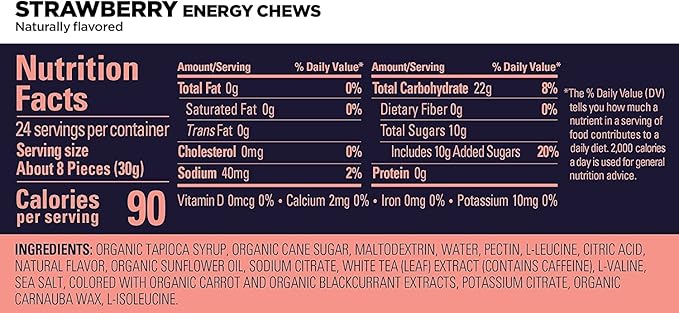 GU Energy Chews, Variety Pack Energy Gummies with Electrolytes, Dairy-Free, On-The-Go Energy for Any Workout, 12 Bags (24 Servings Total)