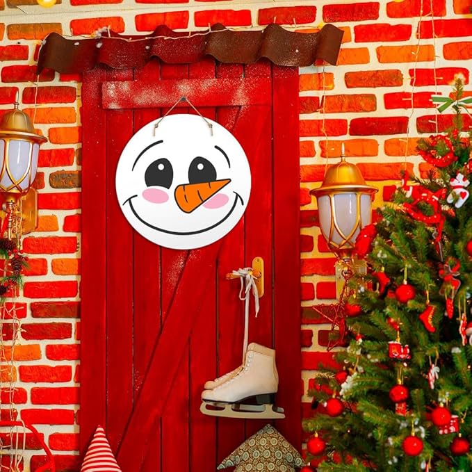 Large Christmas Stencils 12” Christmas Stencil for Painting on Wood Holiday Stencils for Crafts Reusable Merry Christmas Drawing Templates for Door Hanger Porch Wreath Doormat Decor