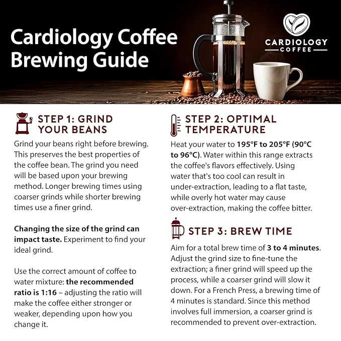 Cardiology Coffee – Whole Bean Coffee – USDA Certified Mold-Free 12oz Premium Light Roast Organic Coffee Beans with Antioxidant Benefits – Perfect for Heart Healthy Lifestyle