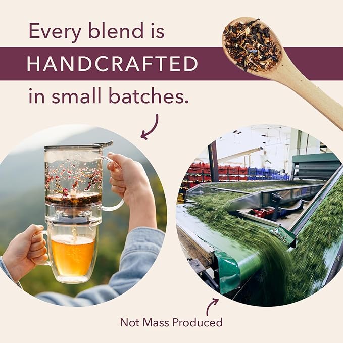 Pecan Black Loose Leaf Tea – Whole Leaf Blend with Pecan Essence and Cinnamon – Caffeinated – No Sweeteners or Artificial Flavors – 60 to 80 Cups – Small Batch USA – Plum Deluxe
