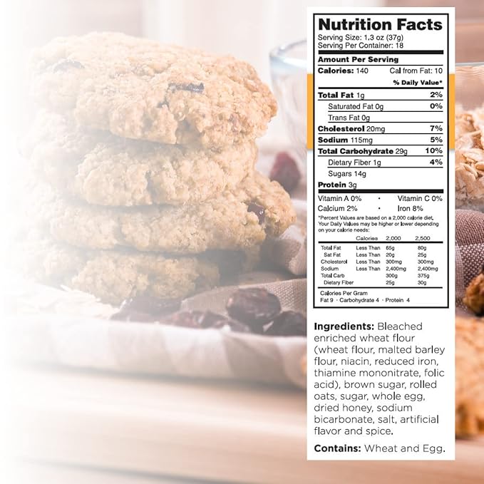 Shirley J Oatmeal Cookie Mix Gourmet Quality Cookies | 30 Large Cookies Only Add Water and Butter For Delicious Rich Cookies (Oatmeal Jumble)