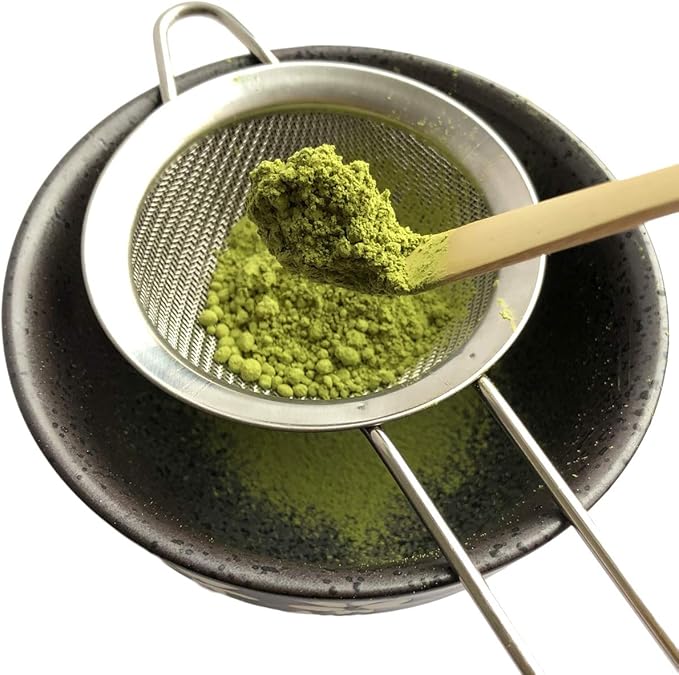Artcome Traditional Japanese Matcha Tea Set, Matcha Whisk, Traditional Scoop, Matcha Bowl & Caddy, Ceramic Whisk Holder, Handmade Matcha Ceremony Kit (9Pcs)