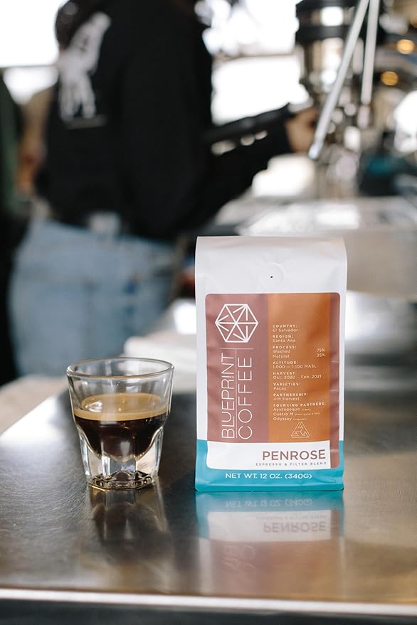 Blueprint Coffee Penrose Espresso Blend Whole Bean Coffee, 5lb