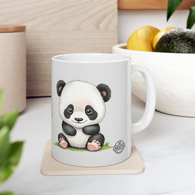 11 OZ Novelty Coffee Mugs - Christmas Gift (Baby Panda Theme)