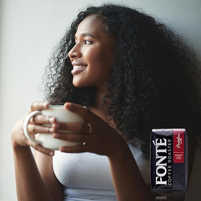 Fonte Coffee Roaster - Home Espresso Coffee - Medium-Dark Fresh Roast - Roasted in Seattle - Single Origin - Herbal, Nutty, Dark Chocolate - 12 oz - Portofino
