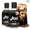 Jot Coffee Concentrate (Dark) High Caffeine Cold Brew Coffee Concentrate Liquid for Iced Coffees, Instant Espresso, Hot or Cold Instant Coffees - Makes 14 Cups, 150mg Caffeine/Tbsp, Sugar Free