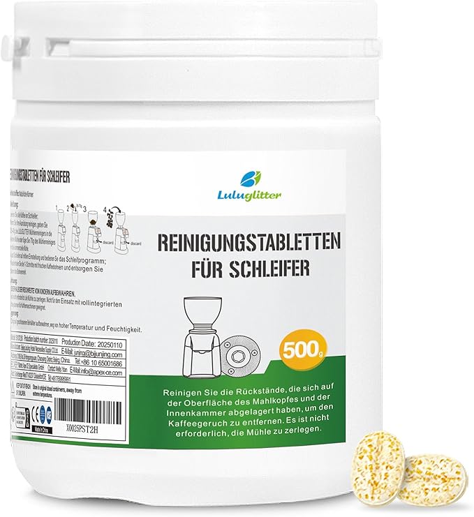 Coffee Grinder Cleaning Tablets Natural Food Safe 500g coffee bean grinder cleaner for home use Compatible with baratza,oxo,breville