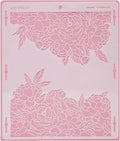 Large Cake Decorating Stencil (PEONIA) Peony Flower Pattern
