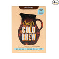 GRADY’S COLD BREW, French Vanilla, 100% Arabica Ground Coffee & Chicory Pouches, ONE Box with 4 Easy-to-Brew Bean Bags, Makes 12 drinks