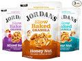 Jordans Slow Baked Granola | Variety Pack | Mixed Berry, Honey Nut, Four Nut | No Artificial Flavors, Colors, or Preservatives | Better for You Snacks for Adults & Kids | 11.4 oz (3 Pack)