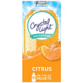 Crystal Light Citrus Naturally Flavored Powdered Drink Mix with Caffeine, 10 ct On-the-Go-Packets