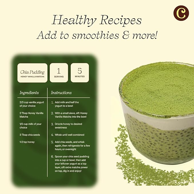 Clevr Blends Pistachio Matcha SuperLatte, Organic Ceremonial Grade, Instant Superfood Powder Blend with Lions Mane, Reishi Mushroom, Coconut Cream, Oat Milk, Ashwagandha, Serve Hot or Iced (14 Lattes)