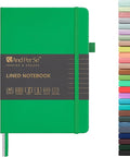 &And Per Se Lined Journal Notebook, 160 Pages, A5 5.7 x 8 inches College Ruled Thick Paper Notebook Journals for Writing, Hardcover Notebooks for Women Men Office School (1 Pack, Emerald)