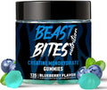 Creatine Monohydrate Gummies for Men & Women - 5g of Creatine Monohydrate per Serving - Sugar Free,Vegan, Blueberry Flavor, 135 Count.
