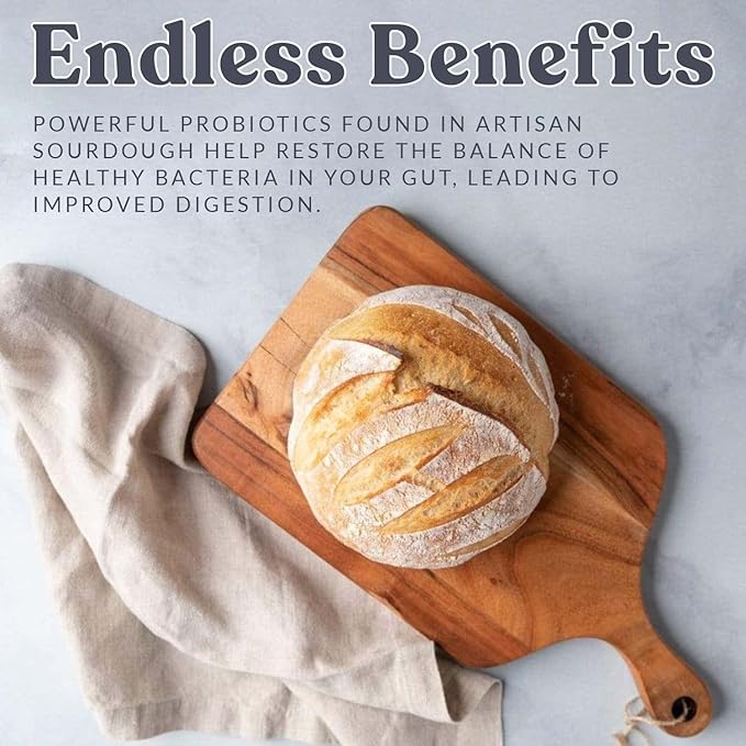Cultures for Health San Francisco Sourdough Starter, Pack of 8 | Heirloom Style Dehydrated Culture for Baking Sourdough Bread, Pancakes, Biscuits, Pretzels, & More | Non-GMO Prebiotic Artisan Bread