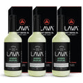 (3 Pack) LAVA Premium Authentic Mojito Mix, Made with Real Lime Juice, Mojito Mint, Spearmint, Demerara, Cane Sugar, Refreshing Rum Mojito Mixer. Ready to Use. 1-Liter (33.8oz) Glass Bottle