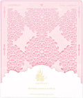 Cake Decorating Stencil for Tall Buttercream Cake, Royal Icing, Ganache, Paint, Airbrush (Darla)