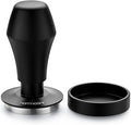 Normcore V4 Coffee Tamper 53.3mm - Spring-loaded Tamper – Barista Espresso Tamper with 15lb / 25lb / 30lbs Replacement Springs - Anodized Aluminum Handle and Stand - Flat Base