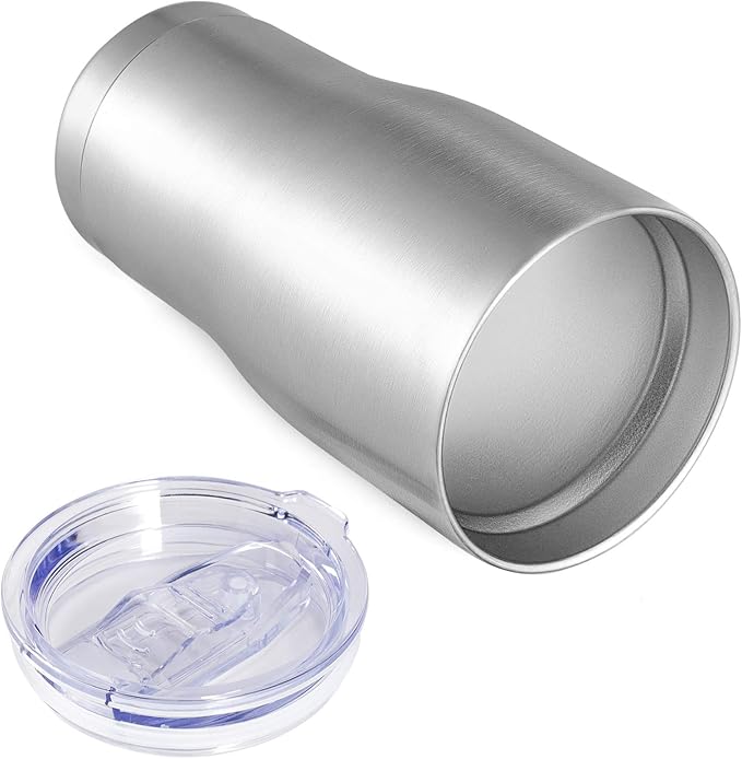 VEGOND 20oz Tumbler Stainless Steel Tumbler Cup with Lid And Straw Vacuum Insulated Double Wall Travel Coffee Mug(Stainless 1 Pack)