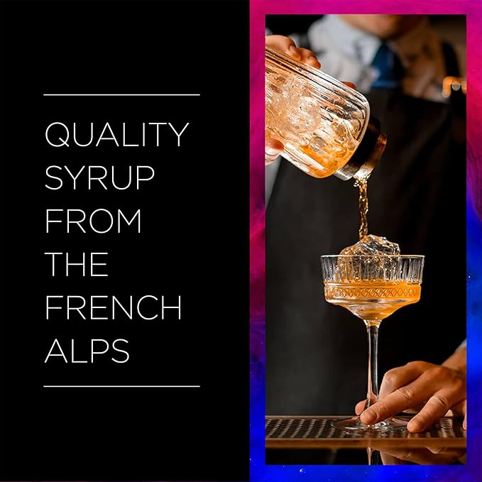 1883 Sugar Free Vanilla Syrup – Sugar Free Vanilla Coffee Syrup, Zero Calorie Beverage Mixer, Made in France, 1 Liter Plastic Bottle