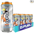 G Fuel Energy Drink, Lemon Lime Slushie, Sugar Free Beverage with 140mg Caffeine, Daily Energy Boost with Focus Amino, Vitamin + Antioxidants, 16 oz Cans (Naruto Shippuden, 12-Pack)