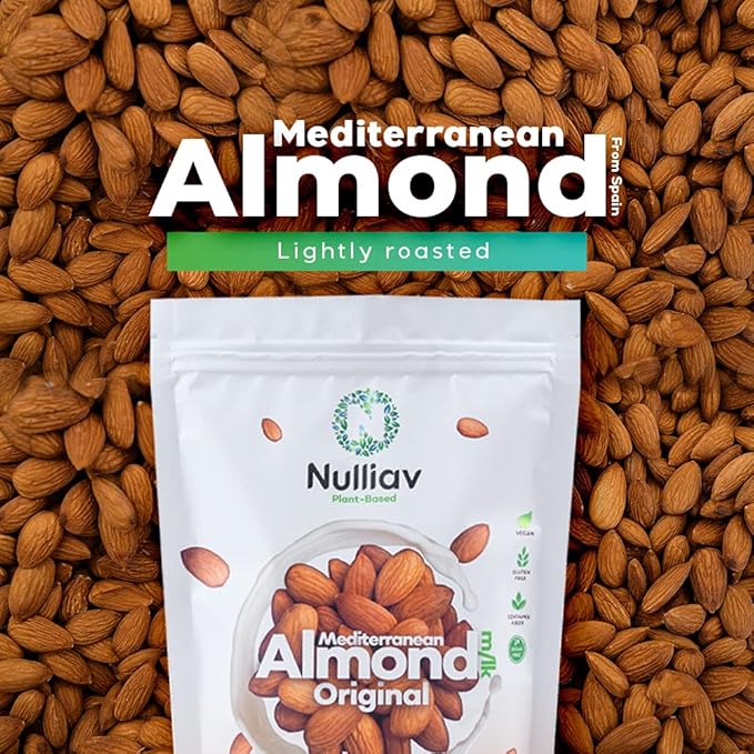 NULLIAV | Mediterranean Almond Vanilla Milk Powder 15.5 Oz.