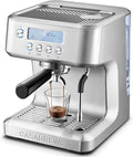CASABREWS Ultra Espresso Machine with LCD Display, Powerful Milk Frother and Customizable Brewing Temperature, Provides Barista-Level Lattes and Cappuccinos