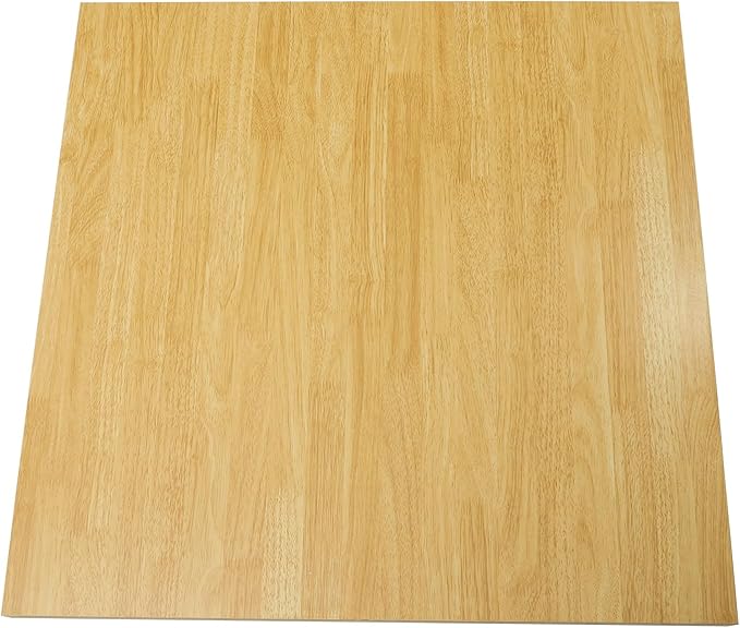 Butcher Block Countertop | 30x30in Wood Board Countertop | DIY Washer Dryer/Island/Kitchen Counter-top | countertop Cutting Board | 1102lbs Load Capacity | Wood Color | NO Base Legs, 1.38in Thick