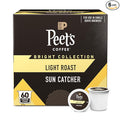 Peet's Coffee, Light Roast Single Serve Coffee Pods - Sun Catcher 60 Count (6 Boxes of 10 Pods)