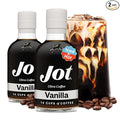 Jot Coffee Concentrate (Vanilla) High Caffeine Cold Brew Coffee Concentrate Liquid for Iced Coffees, Instant Espresso, Hot or Cold Instant Coffees - Makes 14 Cups, 150mg Caffeine/Tbsp, Sugar Free