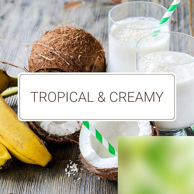 Monin - Coconut Syrup, Creamy Tropical Flavored Syrup, Coffee Syrup, Natural Flavor Drink Mix, Simple Syrup for Coffee, Lemonade, Cocktails, & More, Gluten-Free, Non-GMO, Clean Label (1 Liter, 2-Pack)