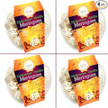 4 Pack Krunchy Melts Original Meringue Cookies | Halloween Vanilla 4-Pack | Only 90 Calories Per Serving | Fat Free, Gluten Free, Dairy Free (4 Oz)