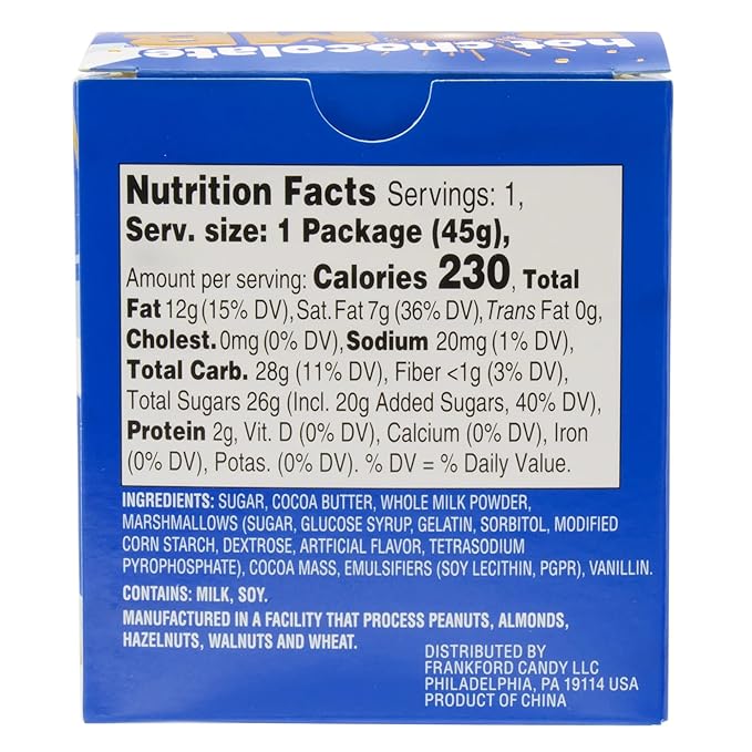 Sweetzo - Hot Chocolate Melting Balls with Mini Marshmallows, Individually Wrapped Cocoa Melts, Dessert Drink, Pack of 3, 1.6 Ounces Each