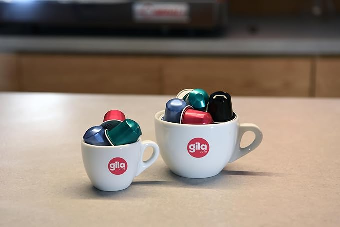 GILA Cafe Master Blend aluminun coffee capsules compatible with Nespresso Original Machines Pack (6 pack x 10), 60 count