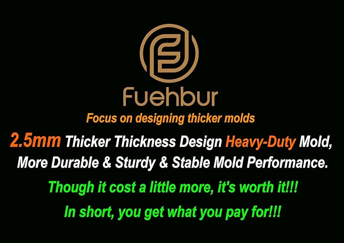 【300+ Design Optional】 Fuehbur Mini Mushroom Car Freshies Mold- Air Freshie - Aroma Bead Freshener-Epoxy Resin - Candle Soap Mold Silicone Mould【Upgraded Thickened Material】- Medium Size