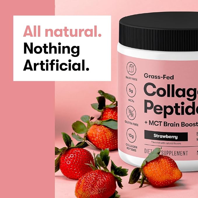 Perfect Keto Collagen Peptides Protein Powder with MCT Oil, Hydrolyzed Collagen, Type I & III Supplement, Gluten Free Grass Fed, Low Carb, Keto Coffee Creamer, Collagen for Women & Men, Cinnamon Toast