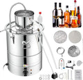 VEVOR Electric Alcohol Still 13Gal/50L,230V/60Hz, Alcohol Distiller, Distillery Kit for Alcohol include Pump & One-way Exhaust Valve & Thermometer