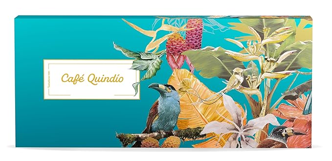 Cafe Quindio Barranquero Gift Set - The Best Assortment of Coffee Products - 1 Gourmet Ground Coffee + 1 Genova Ground Coffee + 2 Milk Caramels + 1 Cafecitas Cookies