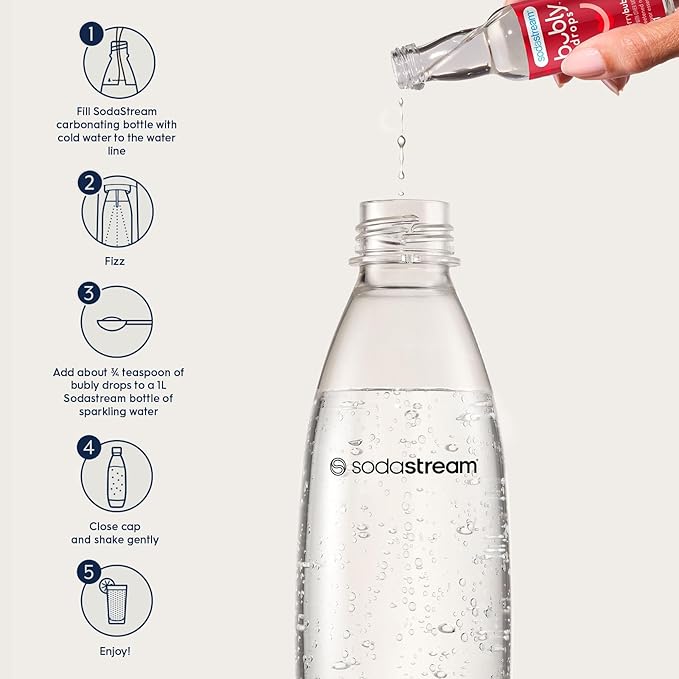 SodaStream bubly Drops, Grapefruit, 1.36oz (Pack of 3)