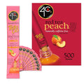 4C Powder Drink Stix, Red Tea Peach 500 Count, Bulk Buy, Singles Stix, On the Go, Refreshing Water Flavorings, Value Pack