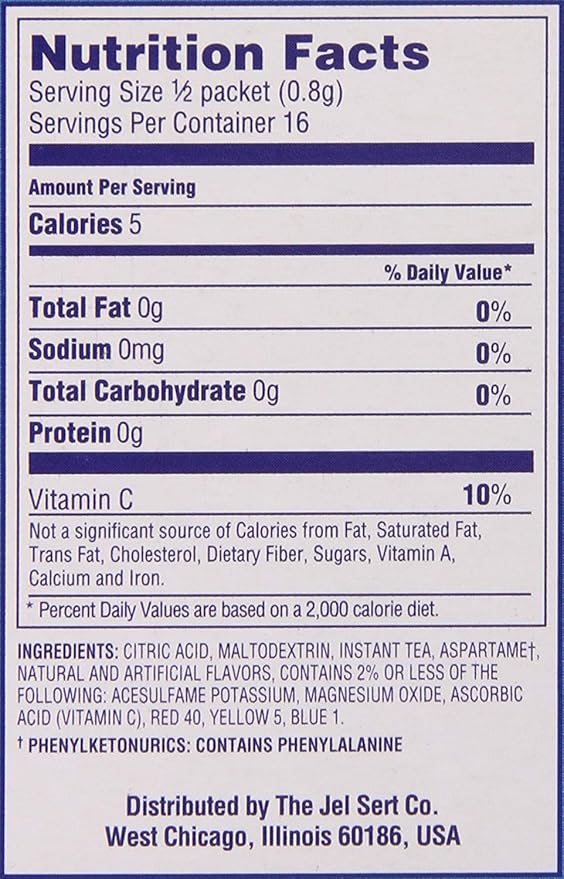 Wyler's Light Singles To Go Powder, Water Drink Mix, Raspberry, 8 per Box, 96 total Packets (Pack of 12)