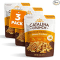Catalina Crunch Protein Granola - Low Sugar Breakfast Cereal with 13g of Protein - Gluten Free, Keto Friendly - Honey Cashew - 8 oz. Bag (Pack of 3)